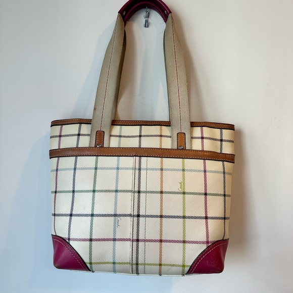 Vintage Coach Heritage Tatterstall Tote Bag - Picture 12 of 15